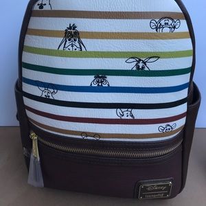 Loungefly Disney Winnie the Pooh Striped Backpack